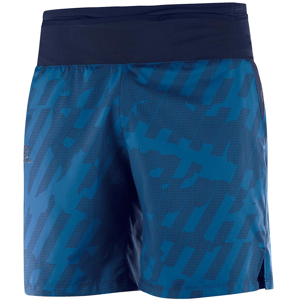 Salomon XA TRAINING M Pantalones Cortos Hombre - Azul Marino - Colombia (79860-MNZF)